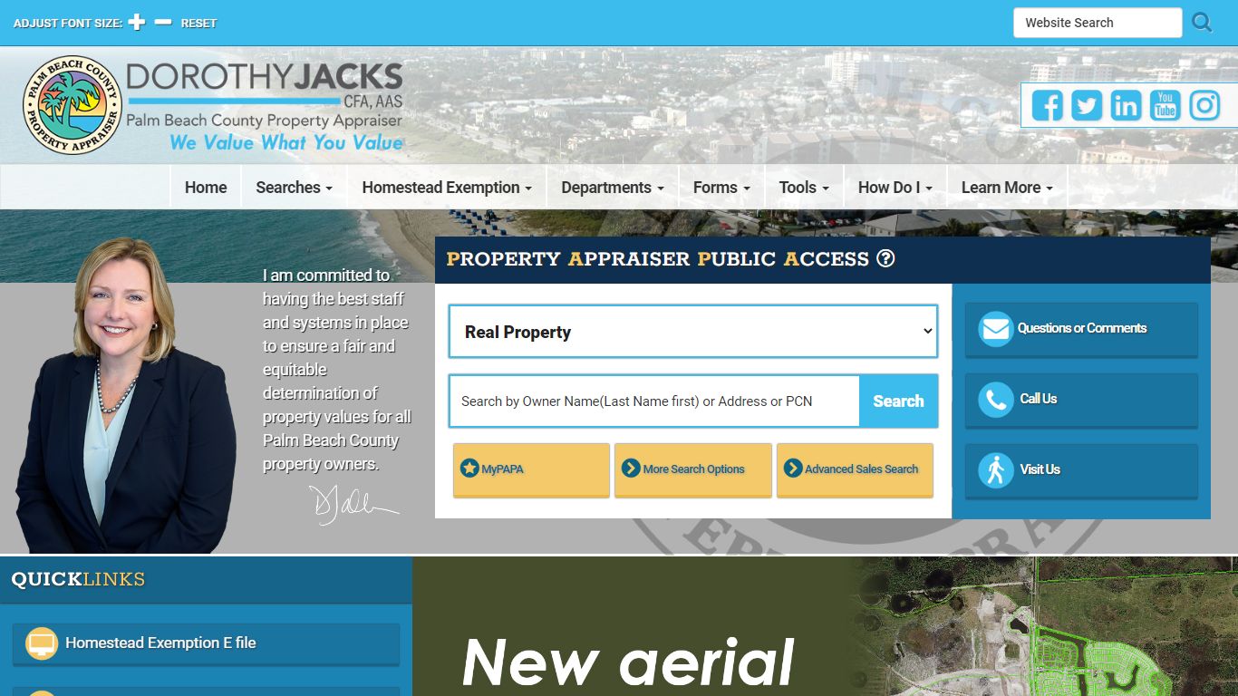 Property Appraiser, Palm Beach County, Florida, USA